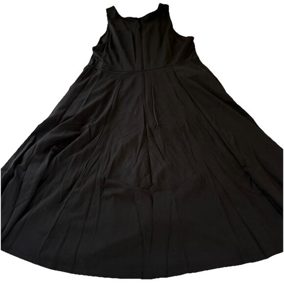 Torrid Black Ponte Skater Midi Dress Women’s Plus Size 3 Party Pockets Stretch - Picture 7 of 14